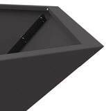 Fire Pit Black 100 x 100 x 28 cm Steel 858998