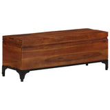 Storage Trunk 110x35x41 cm Solid Acacia Wood 328304