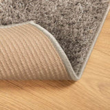 Rug ISTAN High Pile Shiny Look Grey 200x280 cm 375679