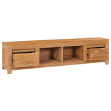 TV Cabinet 115x30x35 cm Solid Teak Wood 288901