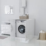 ZNTS Washing Machine Cabinet High Gloss White 3082014