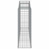 Arched Gabion Baskets 13 pcs 300x50x140/160 cm Galvanised Iron 3146748
