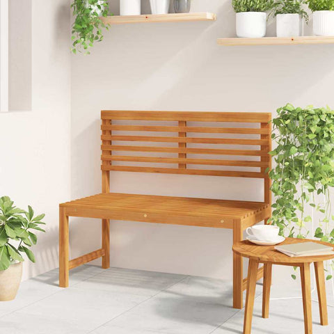 Garden Bench Brown 100 x 50 x 91cm Solid Acacia wood 4107151