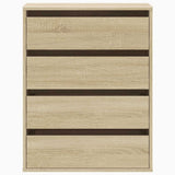 Corner Chest of Drawers Sonoma Oak 60x41x76 cm Engineered Wood 852872