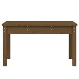 Garden Bench Honey brown Solid pine wood 80x44x45 cm Durable 824000