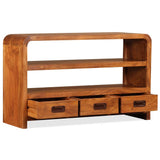 TV Cabinet Solid Wood Acacia 90x30x55 cm 244681