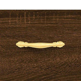 Sideboard Brown Oak 69.5x34x90 cm Engineered Wood 828027
