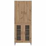 Highboard 2 pcs Old Wood 69.5 x 34 x 180 cm Engineered Wood 3403184