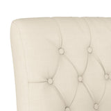 Slipper Chair LinenButton Design 352462