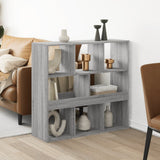 Room Divider Grey Sonoma 100x33x94.5 cm Engineered Wood 3309515