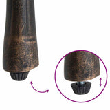 Garden Chair 2 pcs Bronze 55 x 56.5 x 91cm Aluminium 42002398