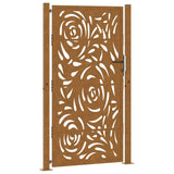Garden Gate 100x175 cm Weathering Steel Flame Design 4100997