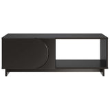 Coffee Table Black 95 x 50.5 x 35 cm Engineered Wood 8011442
