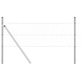 Hexagonal Fence Ground Fix 25 x 0.5 m Galvanised Steel Silver 3352945