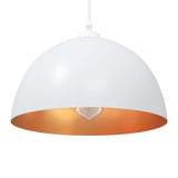 ZNTS Pendant Lamps 2 pcs Height Adjustable E27 White Ø 30 cm Metal 4103452