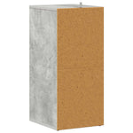 Shoe Cabinets 2 pcs Concrete Grey 31.5x35x70 cm Engineered Wood 808990