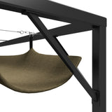 Garden Gazebo with Retractable Roof 3x3 m Taupe 180 g/m 312220