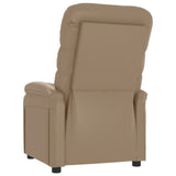 Recliner Chair Cappuccino Faux Leather 342692