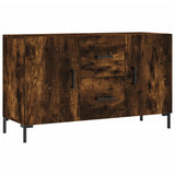 Sideboard Smoked Oak 100x36x60 cm Engineered Wood 828177