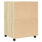 Rolling Cabinet Sonoma Oak 60x48x81 cm Engineered Wood 853166