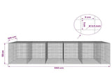 Gabion with 3.5 mm Wire and 5x5 cm Mesh 550x100x150 cm 3462461