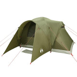 Family Tent Dome 6-Person Olive Green Waterproof 4009464