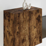 TV Wall Cabinet Smoked Oak 59.5 x 31 x 60 cm Engineered Wood 892354