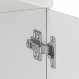 Kitchen Base Cabinet Kalmar High Gloss White Engineered Wood 853489