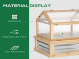 Raised Garden Flower Bed Kit with Greenhouse 32350508