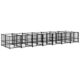 Outdoor Dog Kennel Steel 13.14 m 3124584