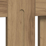Radiator Cover Artisan Oak 112 x 19 x 81.5 cm Engineered Wood 884112