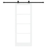 Sliding Door ORKDAL White and Black 83 x 211 cm 3332028