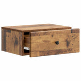 Wall-Mounted Bedside Cabinet 2 pcs Old Wood 49 x 34.5 x 20 cm 899142