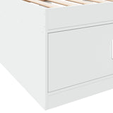 Bed Frame with Storage White 80 x 200 cm Engineered Wood 3429493