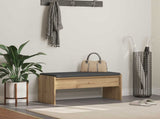 Hall Bench with Cushion Artisan Oak 83 x 38 x 40 cm 891559