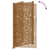 Garden Gate 100x200 cm Weathering Steel Flame Design 4100998