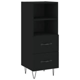 ZNTS Sideboard Black 34.5x34x90 cm Engineered Wood 828661