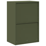 Storage Cabinet Olive Green 60 x 40 x 90 cm Steel 891728