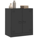 Sideboard Black 67x39x73 cm Steel 841673