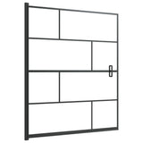 Shower Enclosure ESG 116x140 cm Black 150751