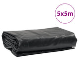 Tarpaulin Black 5x5 m 650 g/m 156078