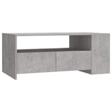 Coffee Table Concrete Grey 102x55x42 cm Engineered Wood 810921