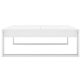 Coffee Table White 100x100x35 cm Engineered Wood 808630