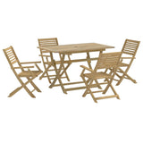 5 Piece Garden Dining Set Solid Wood Acacia 3294999