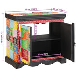Sink cabinet with Door Brown 60 x 35 x 55 cm Solid Mango Wood 4017584