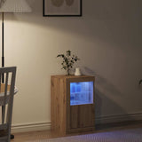 LED Sideboard Artisan Oak 41 x 37 x 67 cm Engineered Wood 863020