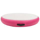 Inflatable Gymnastic Mat with Pump 100x100x20 cm PVC Pink 92709