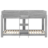 Bunk Bed for Kids Grey Sonoma 80 x 200 cm Engineered Wood 3410528