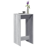 Bar Table Grey Sonoma 51x50x103,5 cm Engineered Wood 854423