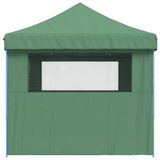 Foldable Party Tent Pop-Up with 4 Sidewalls Green 4004976